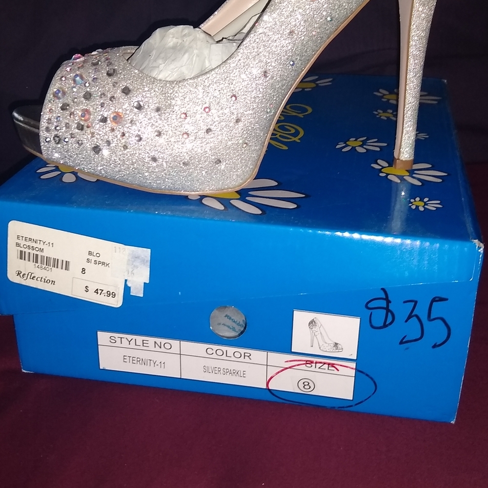 Dressy peeptoe heels - Picture 2 of 3